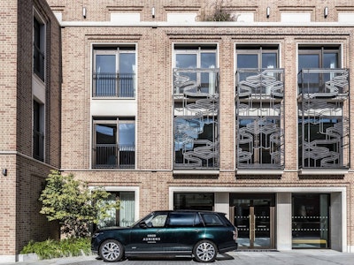 The house car outside Auriens Chelsea