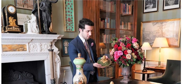 Harrison handling items at Spencer House on behalf of The Rothschild Foundation