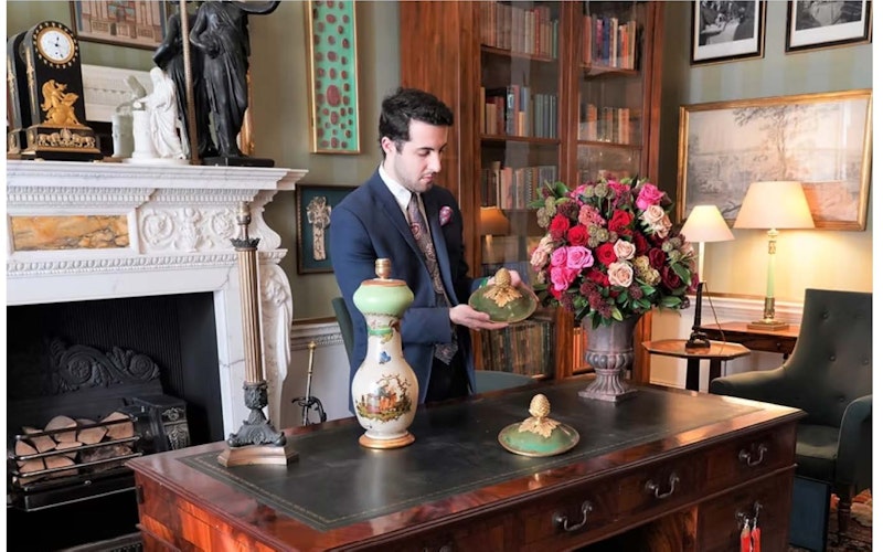Harrison handling items at Spencer House on behalf of The Rothschild Foundation