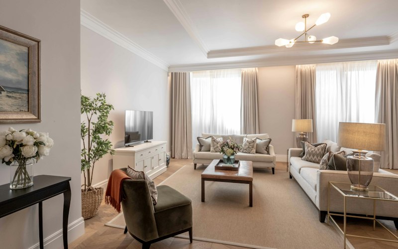 Show living room at Auriens Chelsea