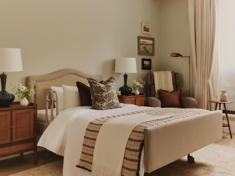 Show bedroom at Auriens Chelsea
