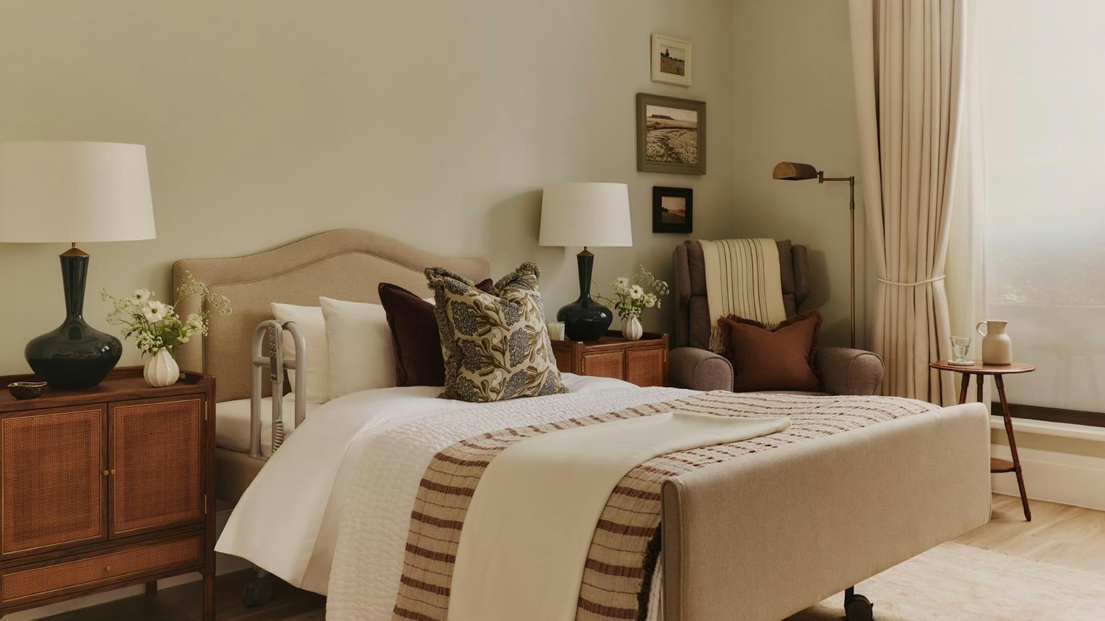 Show bedroom at Auriens Chelsea