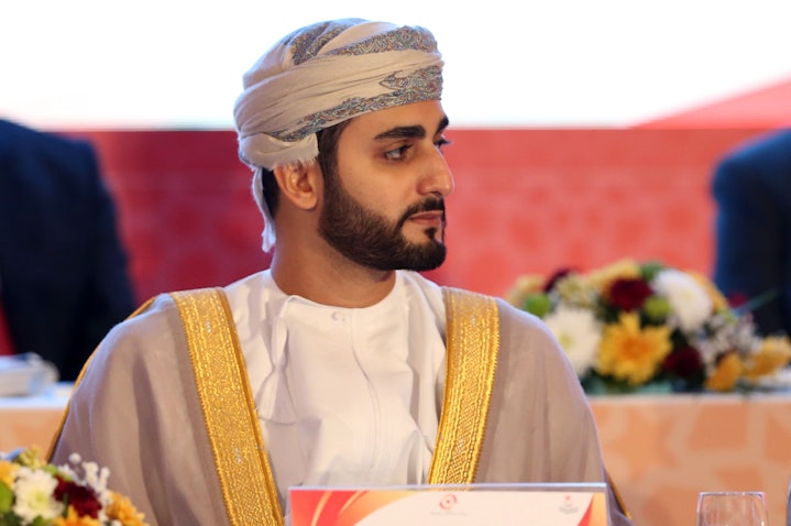 الابن الأكبر لسلطان عمان، ذي يزن بن هيثم، يحضر اجتماع المجلس الأولمبي الآسيوي، مسقط ، 16 ديسمبر/كانون الأول) 2020 (الصورة عبر غيتي إيماجز)