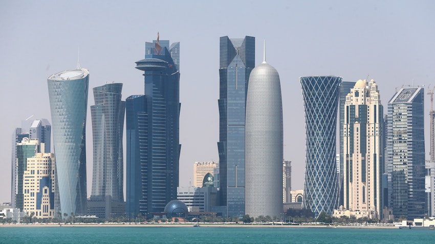 Doha's skyline, Feb. 20, 2014, Doha, Qatar. (Photo via Getty Images)