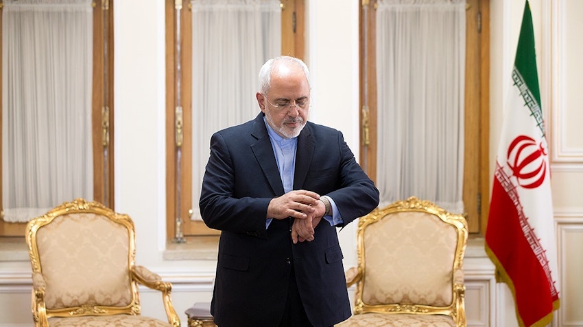 Iranian Foreign Minister Mohammad Javad Zarif prior to meeting with a number of foreign ambassadors in Tehran, Iran. July 18, 2018 (Photo by Armin Karami via Fars News Agency)
