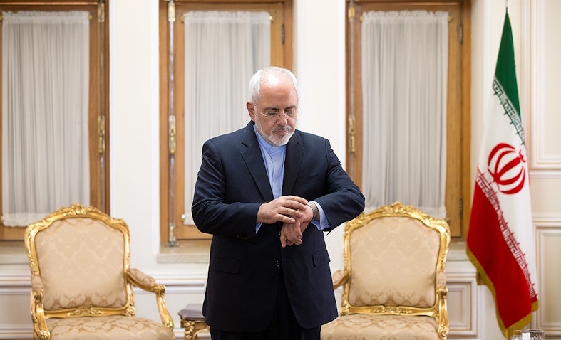 Iranian Foreign Minister Mohammad Javad Zarif prior to meeting with a number of foreign ambassadors in Tehran, Iran. July 18, 2018 (Photo by Armin Karami via Fars News Agency)