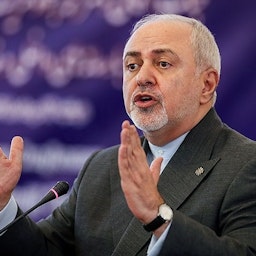 وزير الخارجية الإيراني آنذاك محمد جواد ظريف في طهران، إيران، في 9 ديسمبر/كانون الأول 2020. (تصوير حامد مالك بور عبر وكالة تسنيم للأنباء)