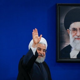 حسن روحانی، رئیس‌جمهوری ایران در یک نشست خبری، تهران، ایران. ۲۲ مهر ماه ۱۳۹۸. (عکس از مهدی بلوریان/ خبرگزاری فارس)