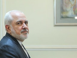 وزير الخارجية محمد جواد ظريف في مبنى وزارة الخارجية الإيرانية. طهران، ايران. 16 اكتوبر/تشرين الأول 2019 (تصوير مسعود شهرستاني عبر وكالة تسنيم للانباء)