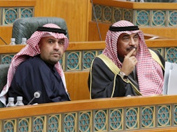 شرکت نخست‌وزیر کویت در جلسه پارلمان این کشور؛ شهر کویت، ۱۹ دی ۱۳۹۸/ ۹ ژانویه ۲۰۲۰ (عکس از گتی ایمیجز)