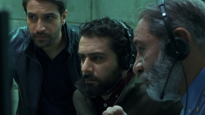 A scene from the first season of Gando, which debuted in 2019. Tehran, Iran. (Photo via Farau news site)