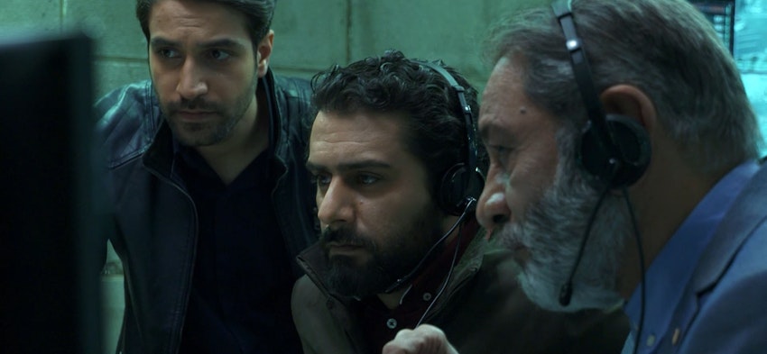 A scene from the first season of Gando, which debuted in 2019. Tehran, Iran. (Photo via Farau news site)