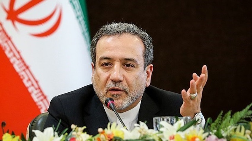 Iranian Deputy Foreign Minister Abbas Araqchi speaks at a press conference in Tehran, Iran on July 7, 2019. (Photo by Hamed Malkpour via Tasnim News Agency)