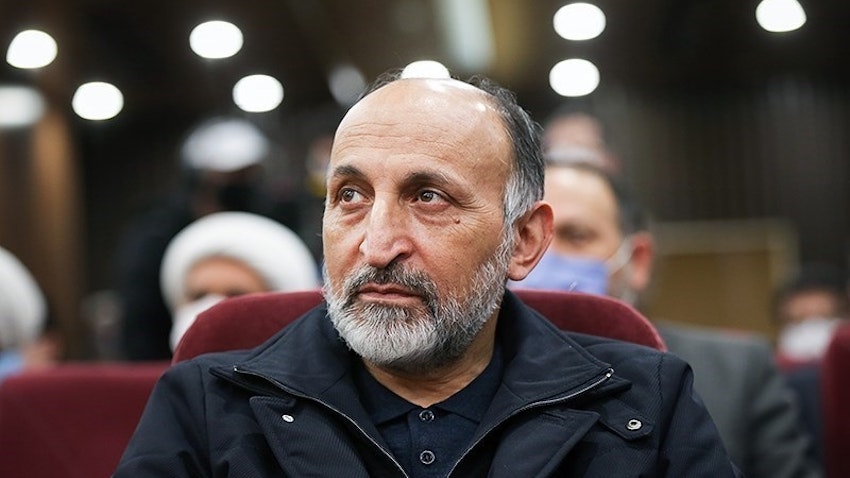 نائب قائد فيلق القدس السابق محمد حسين زاده حجازي في طهران، إيران. في 4 يناير/كانون الثاني 2021. (تصوير أمين آهوي عبر وكالة تسنيم للأنباء)