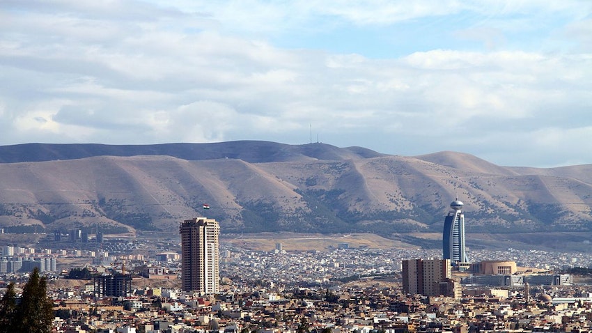 An overview of the Iraqi Kurdish town of Sulaimaniyah on Nov. 21, 2013. (Photo by Diyar Muhammed)
