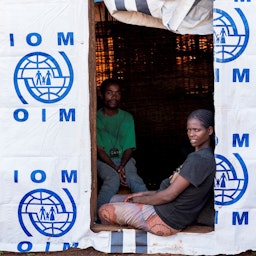 مردم آواره‌ی اورومو، در پناهگاهی موقت در غرب گوجی؛ اتیوپی، ۹ مرداد ۱۳۹۷/ ۳۱ ژوئیه ۲۰۱۸ (عکس از گتی ایمیجز)