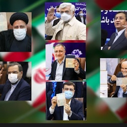 Iran presidential election 2021 candidates. Iran, May. 25, 2021. (Photo via Fars News Agency)