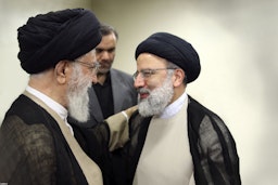 Iran's Supreme Leader Ayatollah Ali Khamenei (L) and current President Ebrahim Raisi (R) in Tehran on Mar. 7, 2019. (Photo via Iran's supreme leader's website)