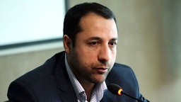 علی صالح‌آبادی، رئیس جدید بانک مرکزی ایران؛ تهران، ۳۱ مرداد ۱۴۰۰. (عکس از برات‌نیوز)