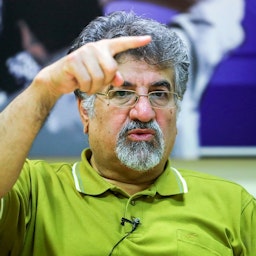 Dr. Nasser Hadian, a prominent professor of political science at the University of Tehran. (Photo by Mahmoud Arefi via Jamaran.ir)