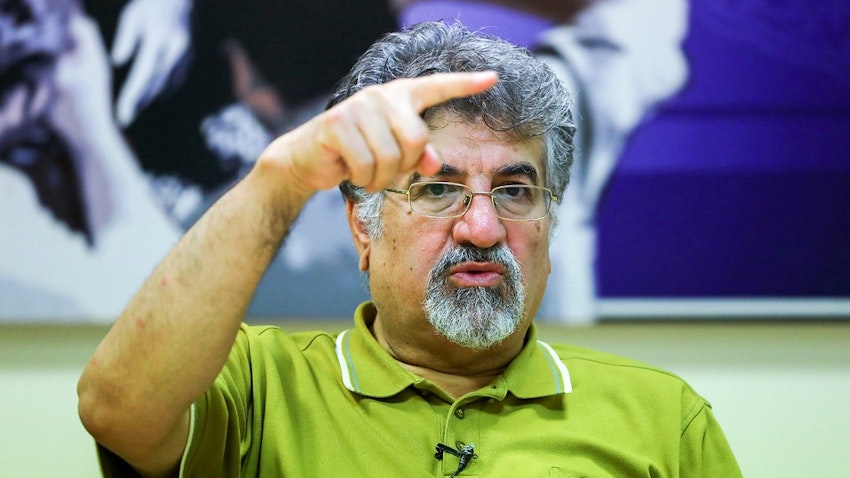 Dr. Nasser Hadian, a prominent professor of political science at the University of Tehran. (Photo by Mahmoud Arefi via Jamaran.ir)