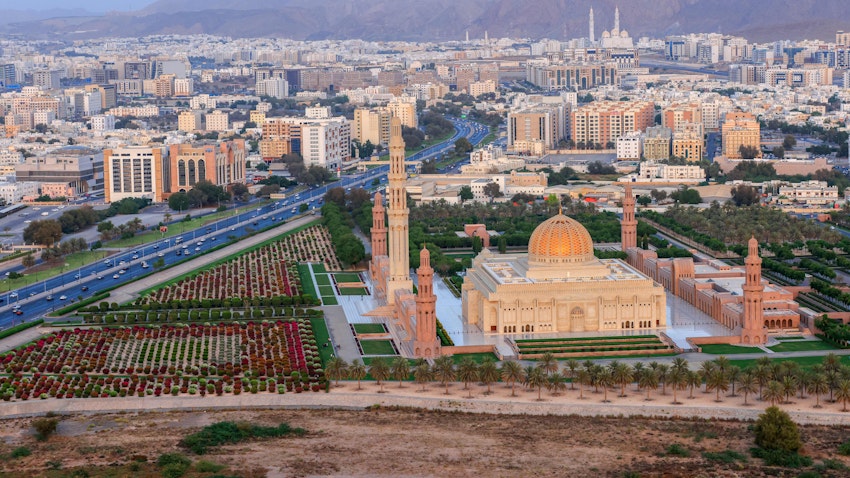 نمایی هوایی از مسقط، پایتخت عمان؛ ۲۰ فروردین ۱۴۰۰/ ۹ آوریل ۲۰۲۱. (عکس از گتی ایمیجز)