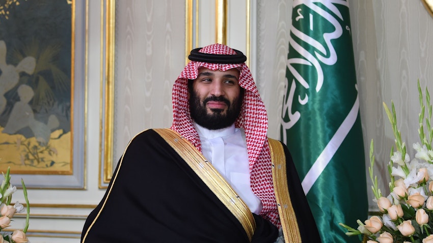 Saudi Arabia's Crown Prince Mohammed bin Salman pictured during a visit to Tunisia on Nov. 27, 2018. (Photo via Getty Images)