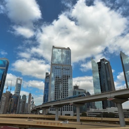 A general view of Dubai's city center in the United Arab Emirates on Mar. 2, 2019. (Photo via Getty Images)