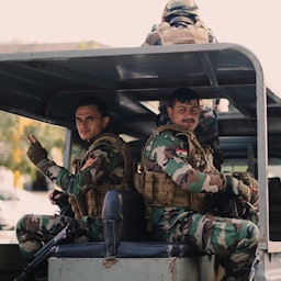 نیروهای پیشمرگه؛ اربیل، عراق، ۲۳ آذر ۱۳۹۹/ ۱۳ دسامبر ۲۰۲۰. (عکس از ویکی‌کامنز)