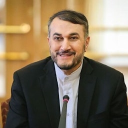 حسین امیرعبداللهیان، وزیر امور خارجه‌ی ایران؛ بغداد، عراق، ۶ شهریور ۱۴۰۰. (عکس از ایرنا)