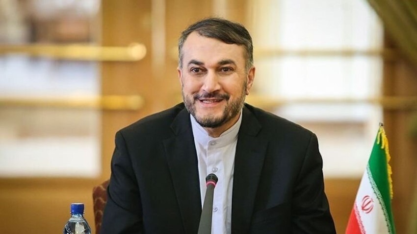 حسین امیرعبداللهیان، وزیر امور خارجه‌ی ایران؛ بغداد، عراق، ۶ شهریور ۱۴۰۰. (عکس از ایرنا)
