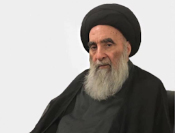 Grand Ayatollah Ali Al-Sistani on the eve of Eid Al-Ghadeer in Najaf, Iraq on Aug. 9, 2020. (Photo via Sistani.org/Facebook)