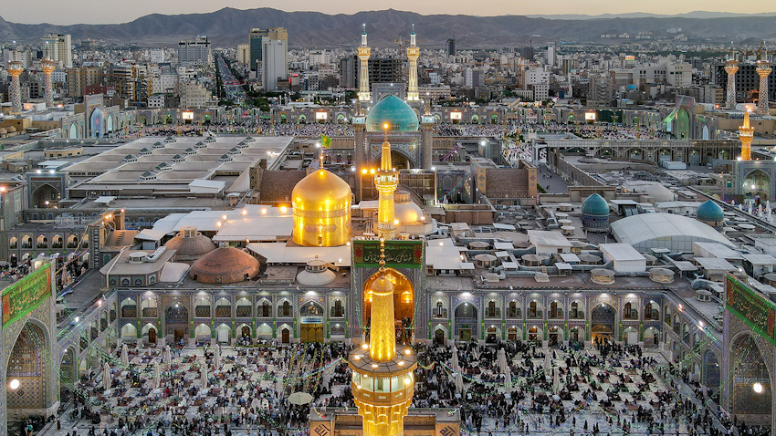 Ali Al-Ridha Shrine in Mashhad, northeast Iran, on Jun. 20, 2021. (Photo via Razavi.ir)