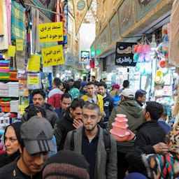 Iranians shop at the Tajrish Bazaar in the north of Tehran on Dec. 10, 2020. (Photo via visit.tehran.ir)