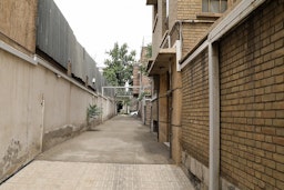 Iranian authorities ease restrictions outside the residence of opposition figures Mir Hossein Mousavi and Zahra Rahnavard in Tehran, Iran on Apr. 25, 2022. (Photo via social media)