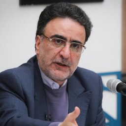 Mostafa Tajzadeh speaks during a political debate in Tehran, Iran on Jan. 23, 2019. (Photo by Asghar Khamseh via Mehr News Agency)