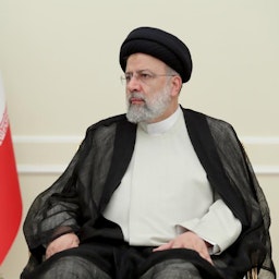 ابراهیم رئیسی، رئیس‌جمهور ایران در یک ملاقات؛ تهران، ایران، ۳۱ تیر ۱۴۰۱. (عکس از وبسایت رئیس‌جمهور ایران)