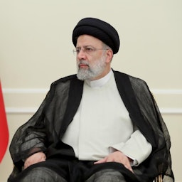 Iranian President Ebrahim Raisi attends a meeting in Tehran, Iran on July 22, 2022. (Photo via Raisi.ir)