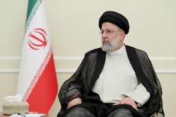 Iranian President Ebrahim Raisi attends a meeting in Tehran, Iran on July 22, 2022. (Photo via Raisi.ir)