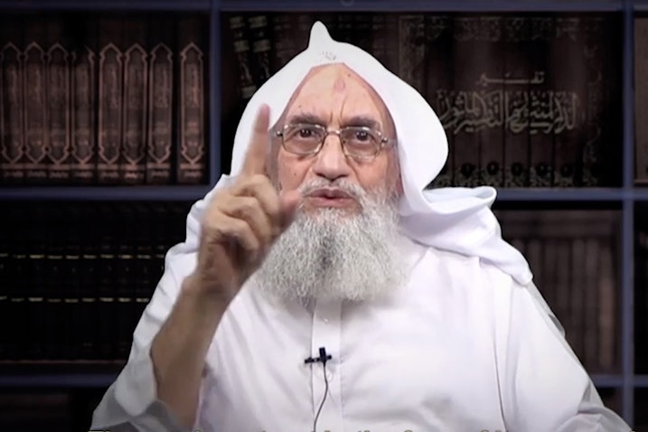 Late Al-Qaeda leader Ayman Al-Zawahiri, location and date unspecified. (Photo via WikiCommons)