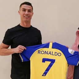 Al Nassr football club announces the signing of Cristiano Ronaldo in Riyadh, Saudi Arabia on Dec. 30, 2022. (Source: AlNassrFC/Twitter)