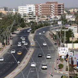 A view of the city of Ramadi, the capital of Iraq's western Anbar Governorate, on Sept. 26, 2021. (Photo via Getty Images)