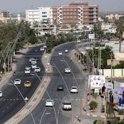 نمایی از شهر رمادی، مرکز استان غربی انبار عراق، ۴ مهر ۱۴۰۰/ ۲۶ سپتامبر ۲۰۲۱. (عکس از گتی ایمجز)