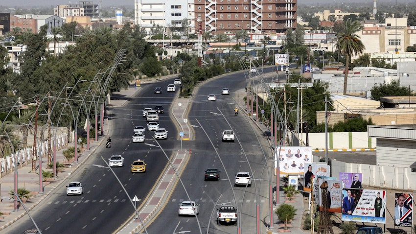 مدينة الرمادي، عاصمة محافظة الأنبارغرب العراق، في 26 سبتمبر/أيلول 2021. (الصورة عبر غيتي إيماجز)