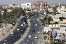 مدينة الرمادي، عاصمة محافظة الأنبارغرب العراق، في 26 سبتمبر/أيلول 2021. (الصورة عبر غيتي إيماجز)