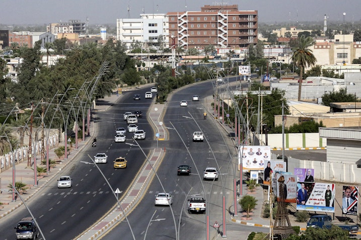 مدينة الرمادي، عاصمة محافظة الأنبارغرب العراق، في 26 سبتمبر/أيلول 2021. (الصورة عبر غيتي إيماجز)