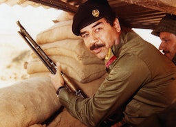 Late Iraqi president Saddam Hussein pictured in an undated photo. (Photo via AFP/Getty Images)