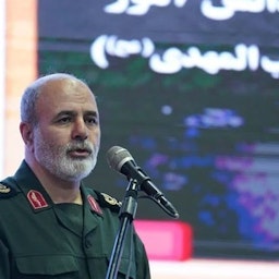 قائد القوات البحرية علي أكبر أحمديان في طهران، إيران. التاريخ غير معروف. (الصورة عبر وكالة تسنيم للأنباء)