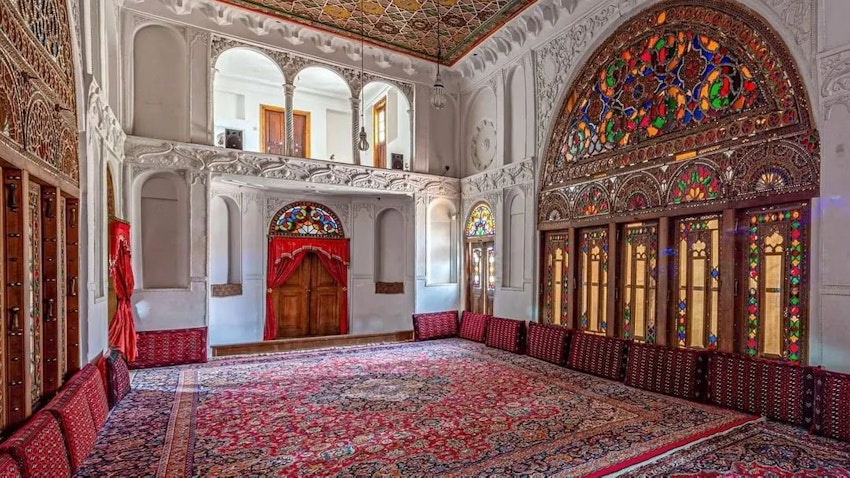 A view of the historic Aminiha house owned by the Endowments and Charity Affairs Organization in Qazvin, Iran. Date unknown. (Photo via sadegh_miri_photography/Instagram)