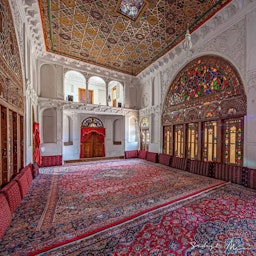 A view of the historic Aminiha house owned by the Endowments and Charity Affairs Organization in Qazvin, Iran. Date unknown. (Photo via sadegh_miri_photography/Instagram)